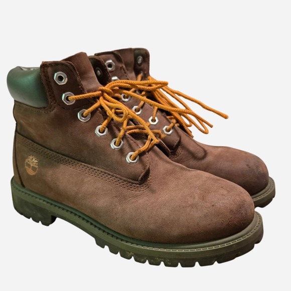 Other - Timberland brown & orange boots size US 3